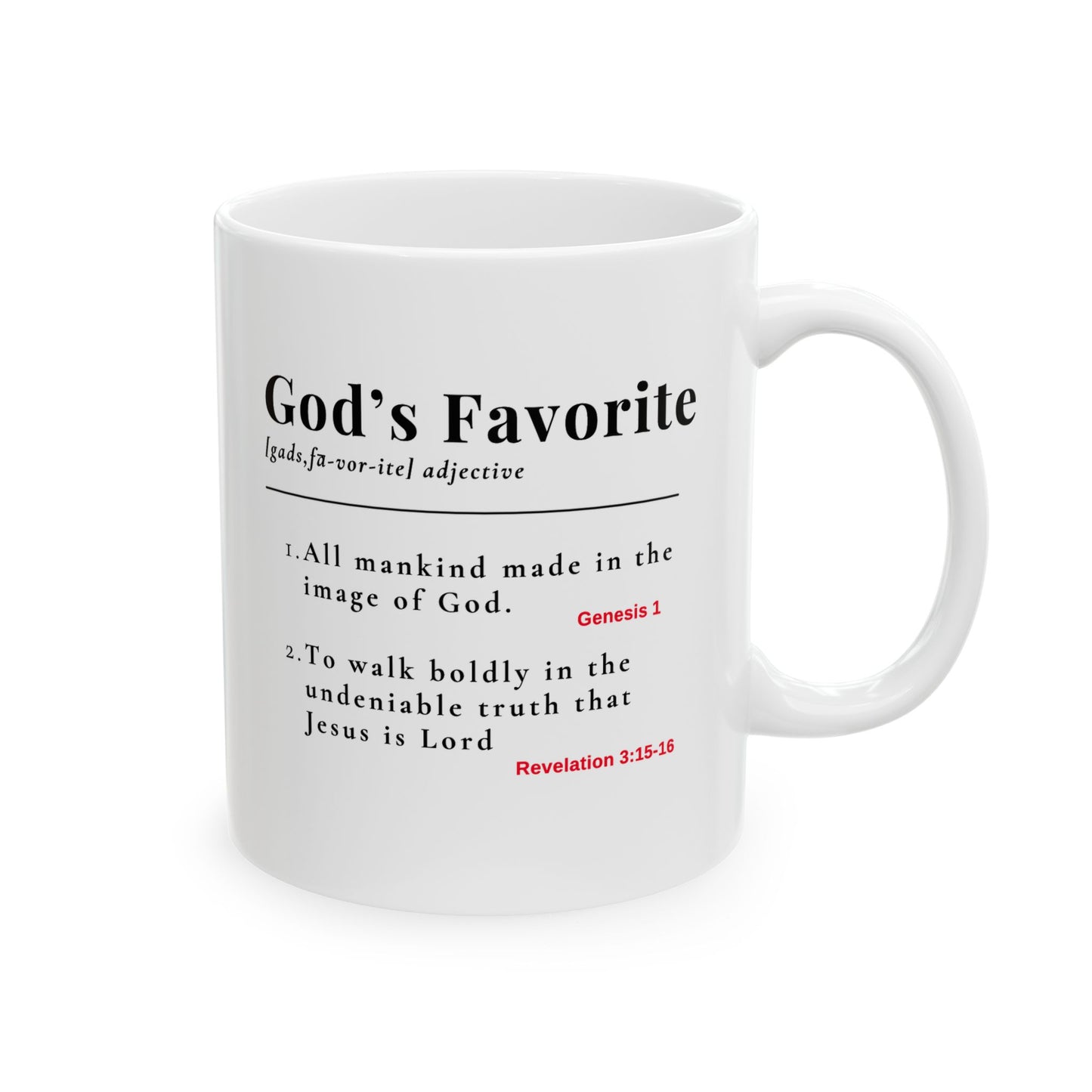 God's Favorite - Definition (White)