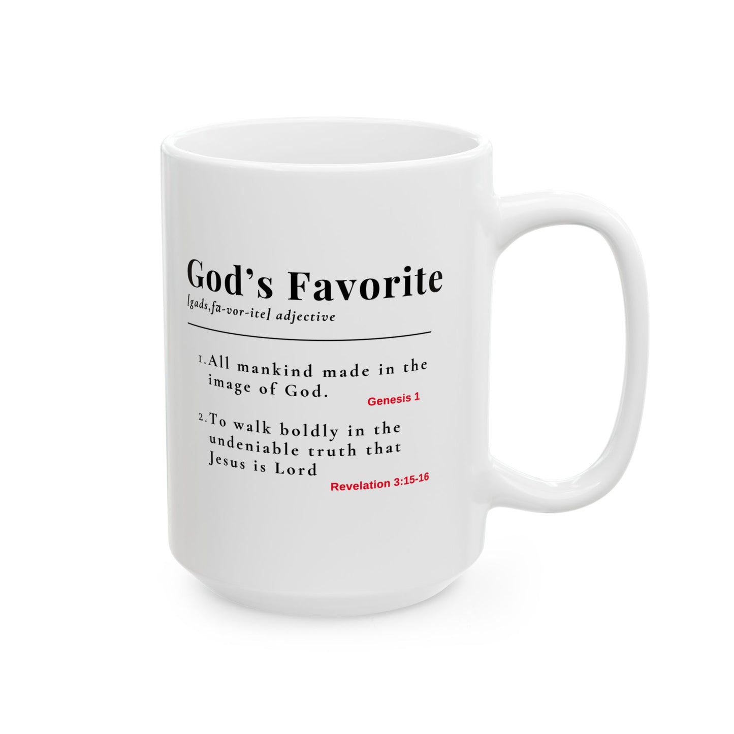 God's Favorite - Definition (White)