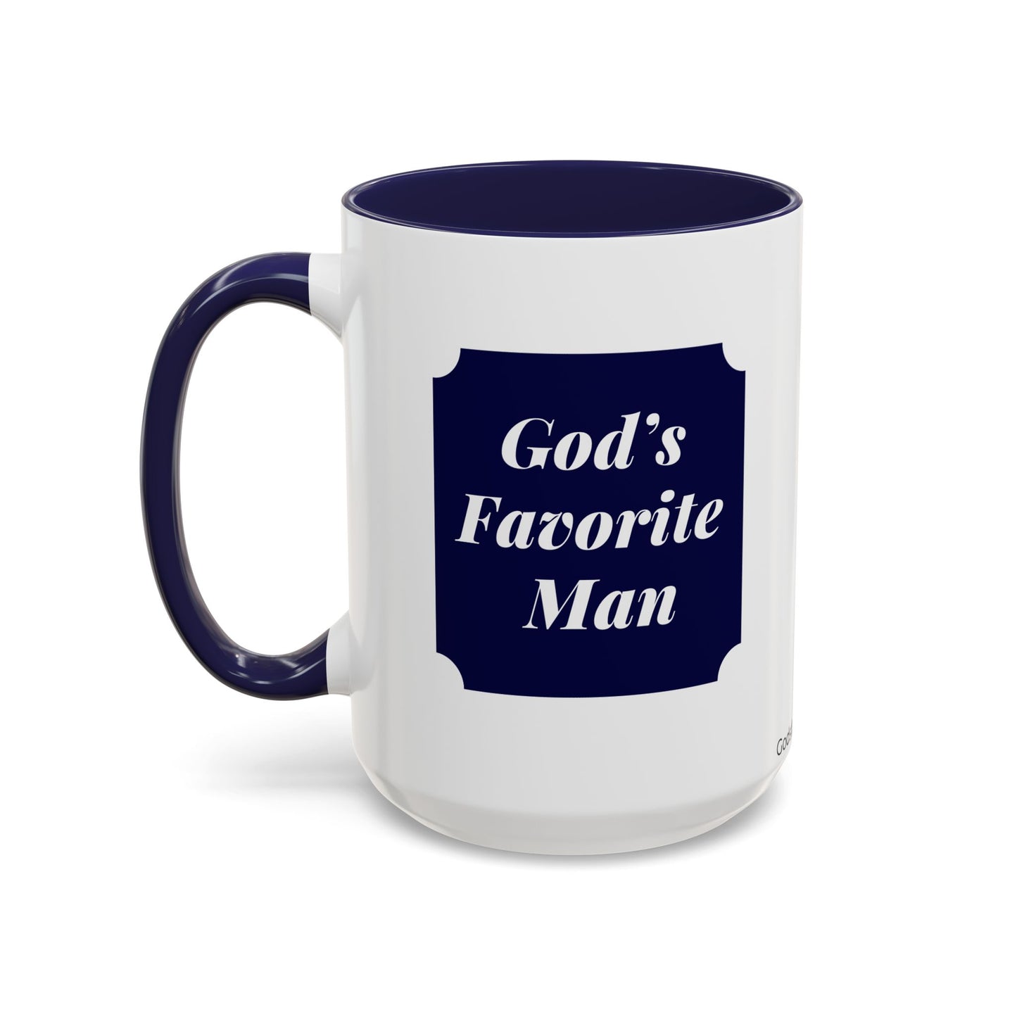 Mug Christian Navy Blue White for Men