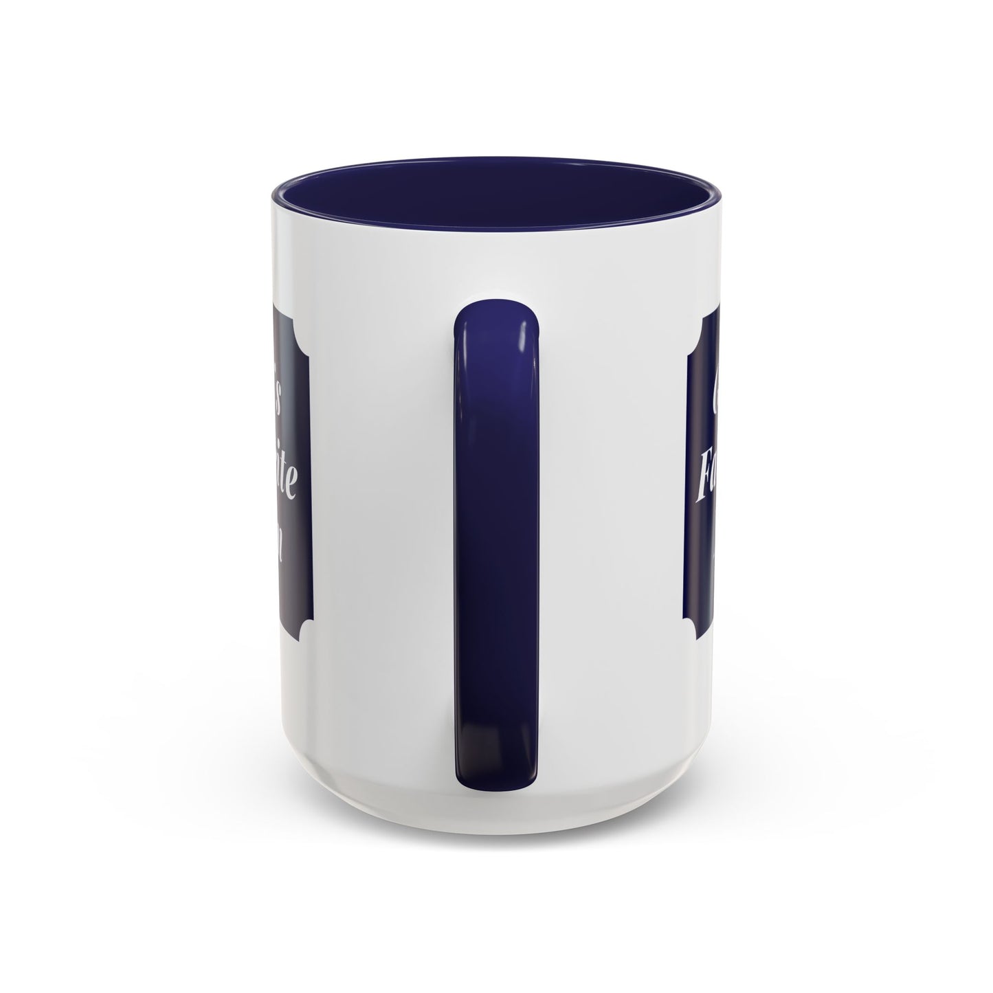 Mug Christian Navy Blue White for Men