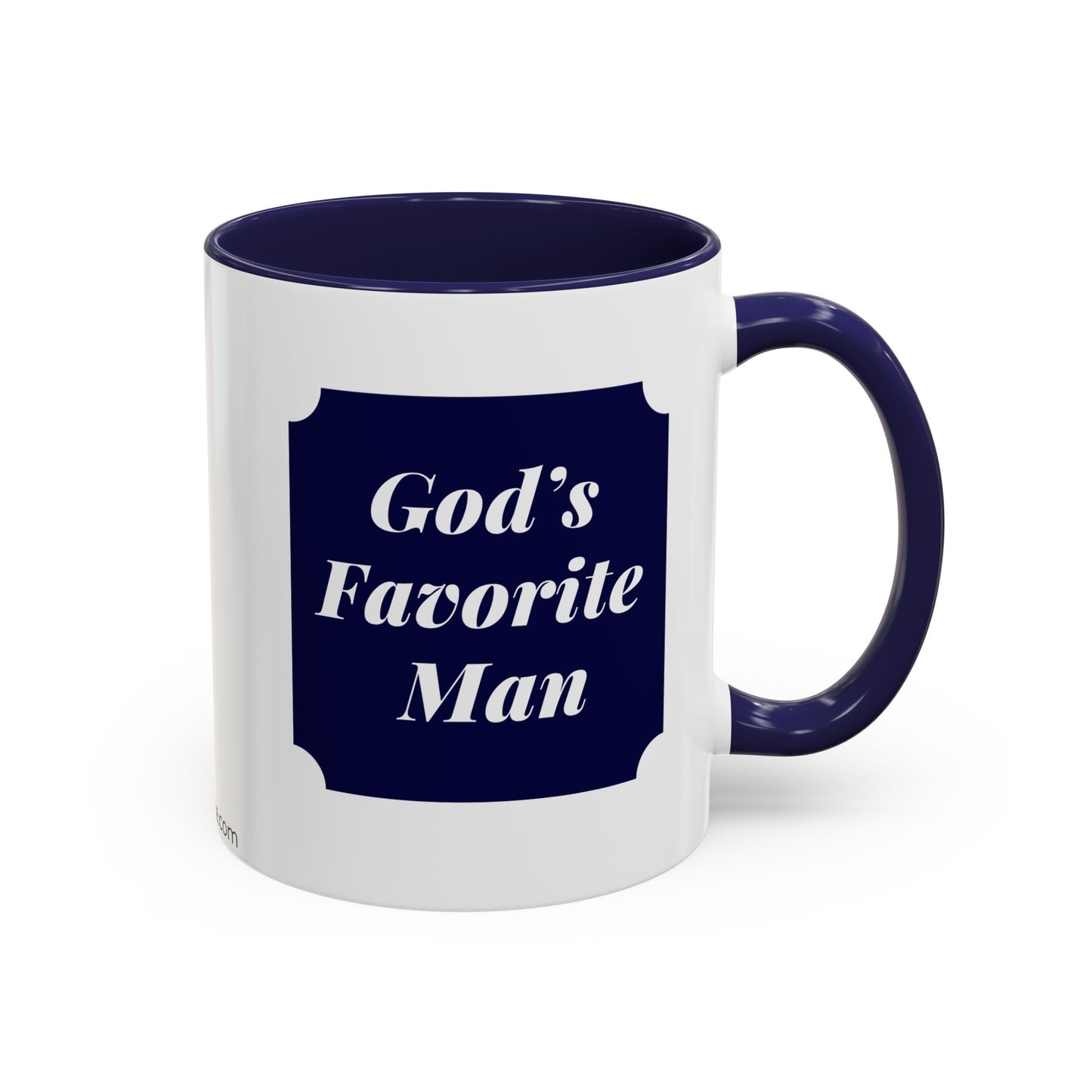 Mug Christian Navy Blue White for Men