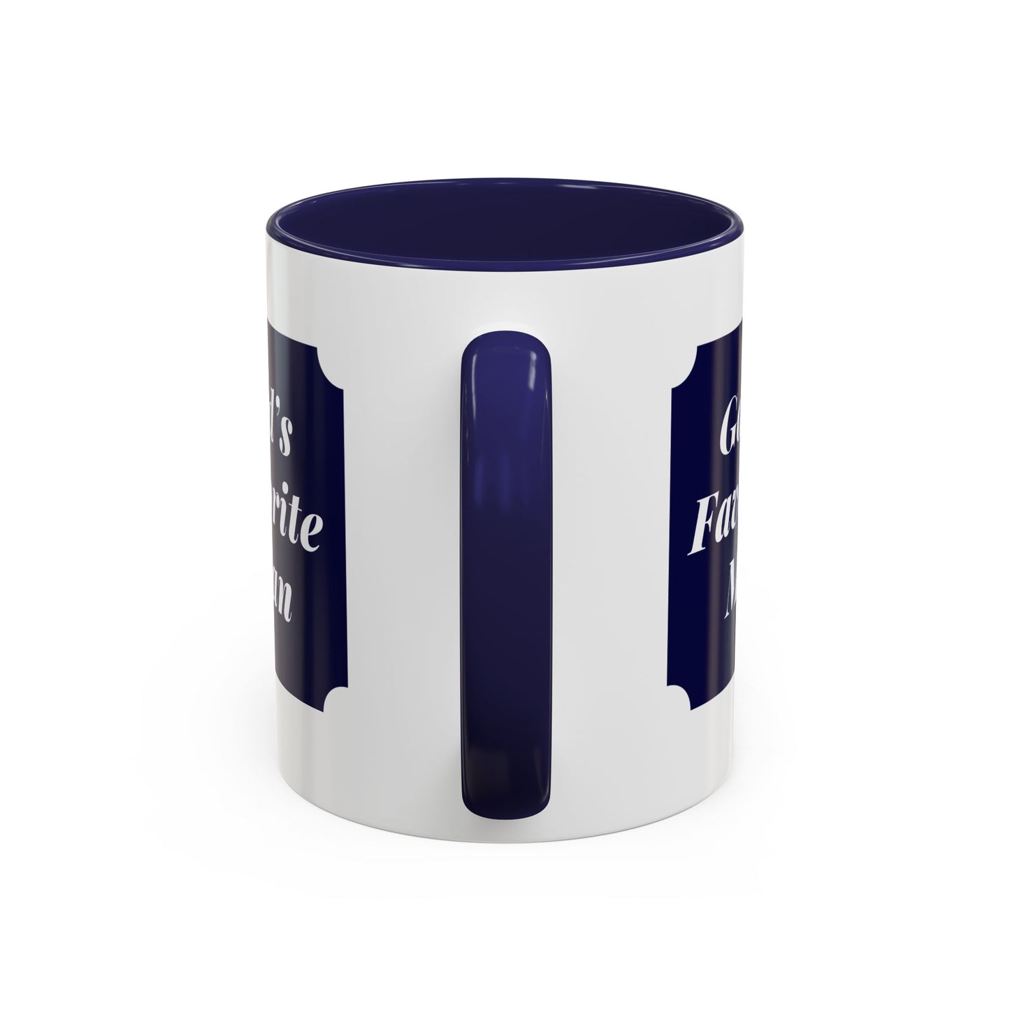 Mug Christian Navy Blue White for Men