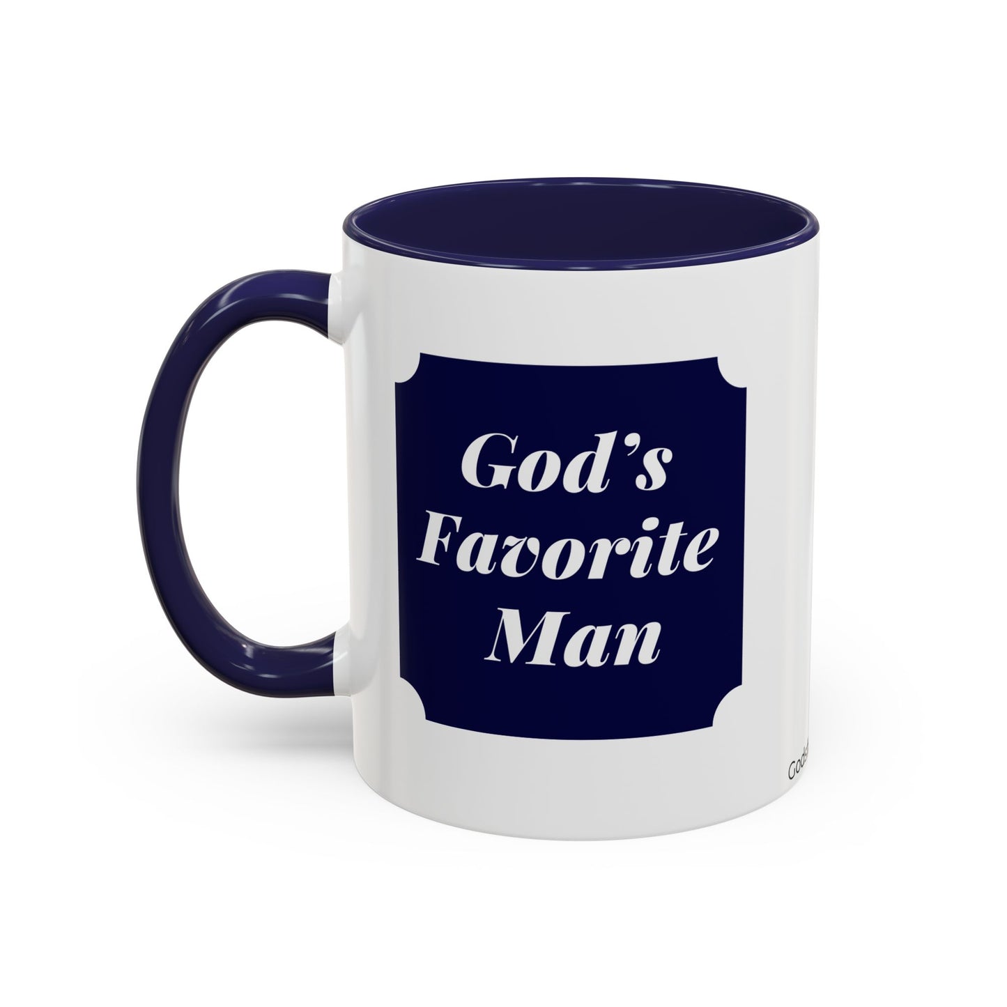 Mug Christian Navy Blue White for Men