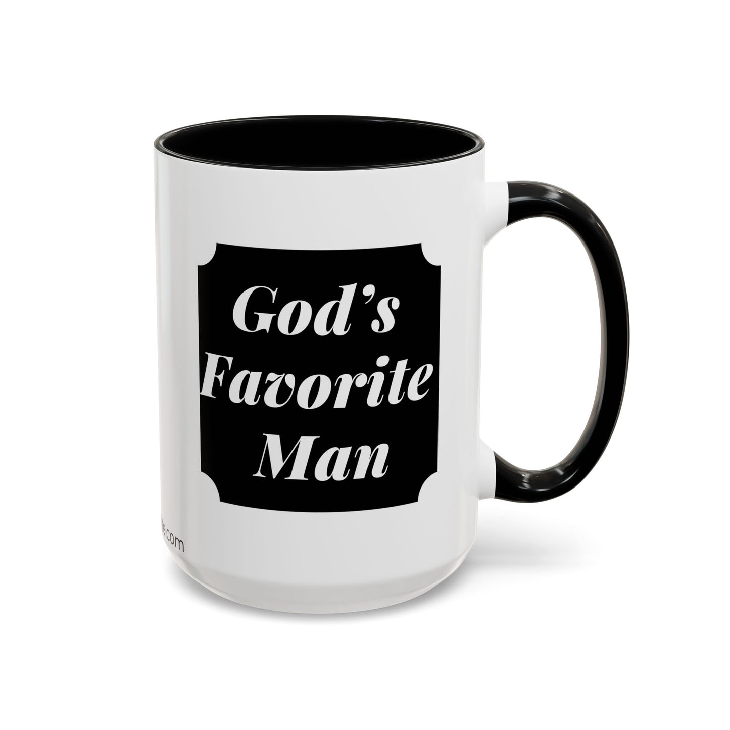 God's Favorite Guy Mug (Black, White)